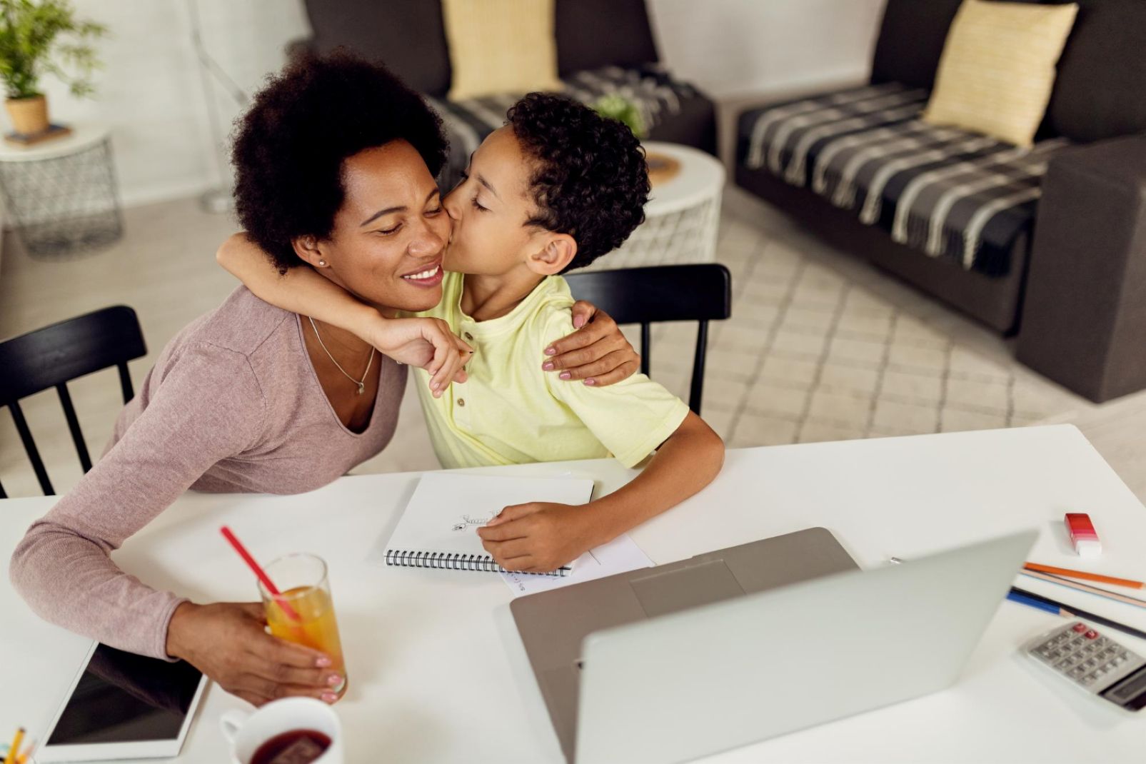 A moment of teaching becomes a moment of bonding.