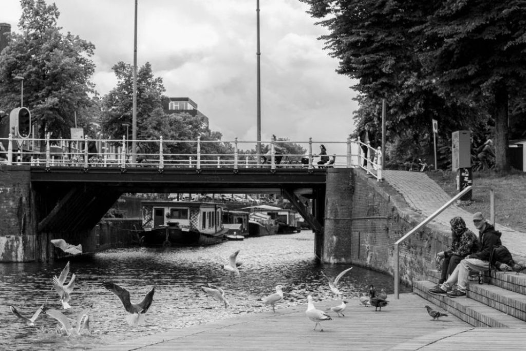 A peaceful day at the canal.