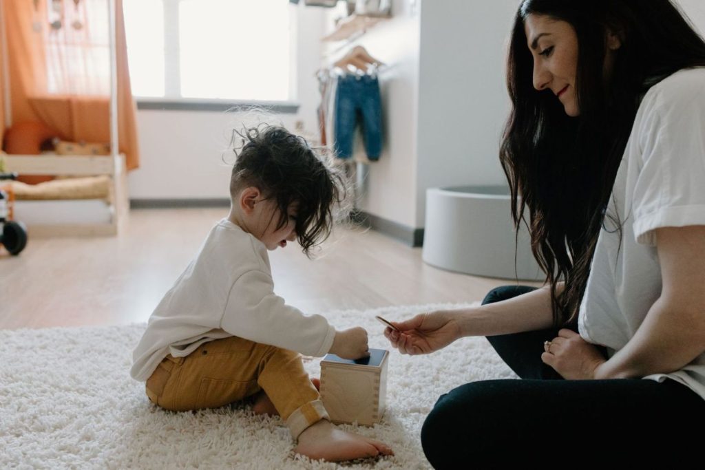 A mother’s education starts early.
