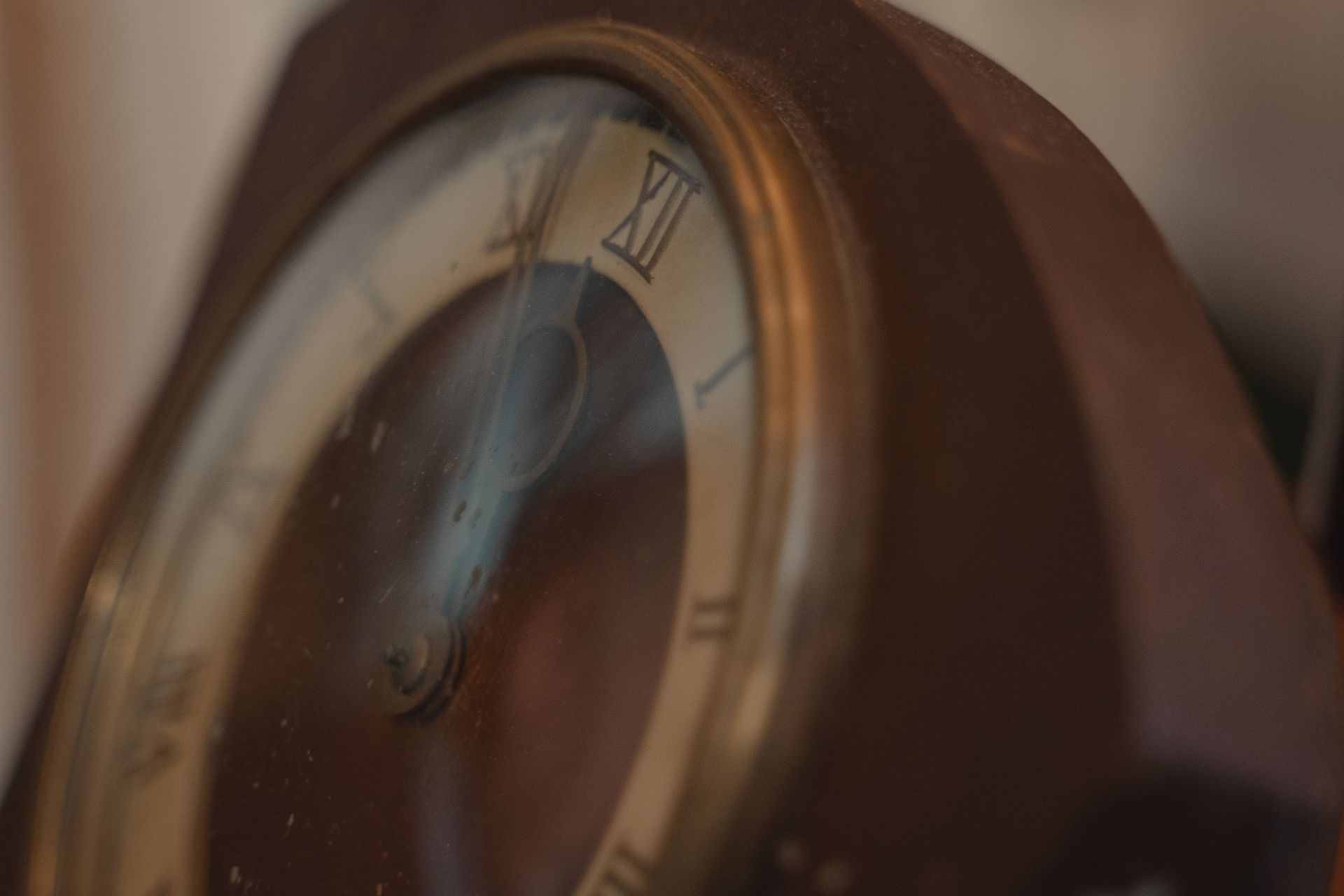 A close-up of an old-timey clock An Actual Time Machine