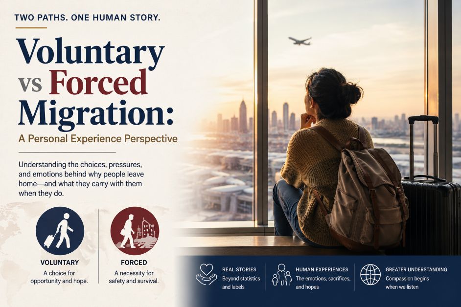 Voluntary vs forced migration personal experience